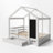 Alejondro Kids House style Bed with Two Storage Drawers and Chalkboard-669213268