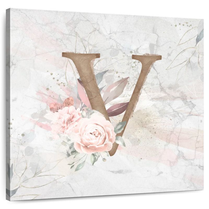 Keiri Floral Letter V
