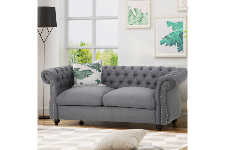 Pasillas 61.7" Rolled Arm Modular Loveseat