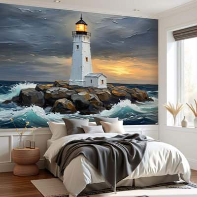 Papier peint adhésif autocollant Blue Ocean Island