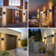 Janeth 9.8'' H Integrated LED Square Up Down Wall Light Outdoor Waterproof