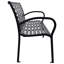 Banc de jardin WPC noir