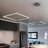 Atria 20-in Integrated LED Pendant Light Square Height Adjustable ETL Certified Chandelier