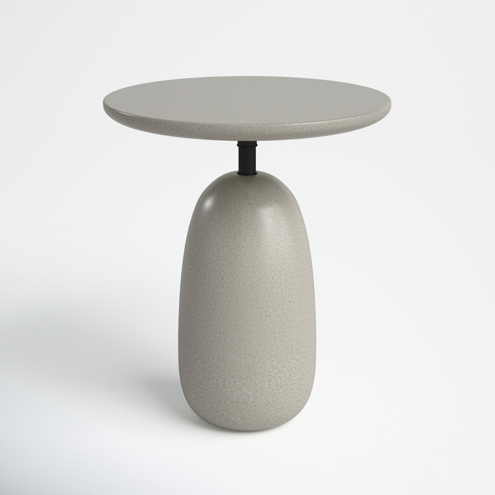 Broadway 18'' Stone Outdoor Side Table
