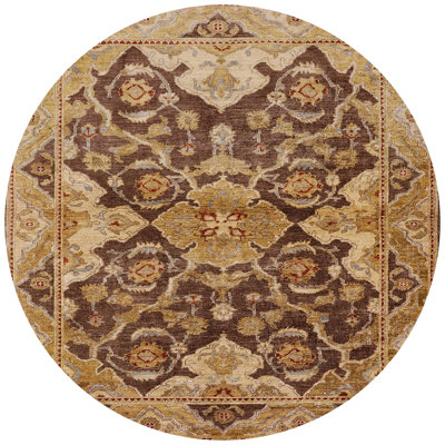 Tapis oriental brun / jaune Gulfport