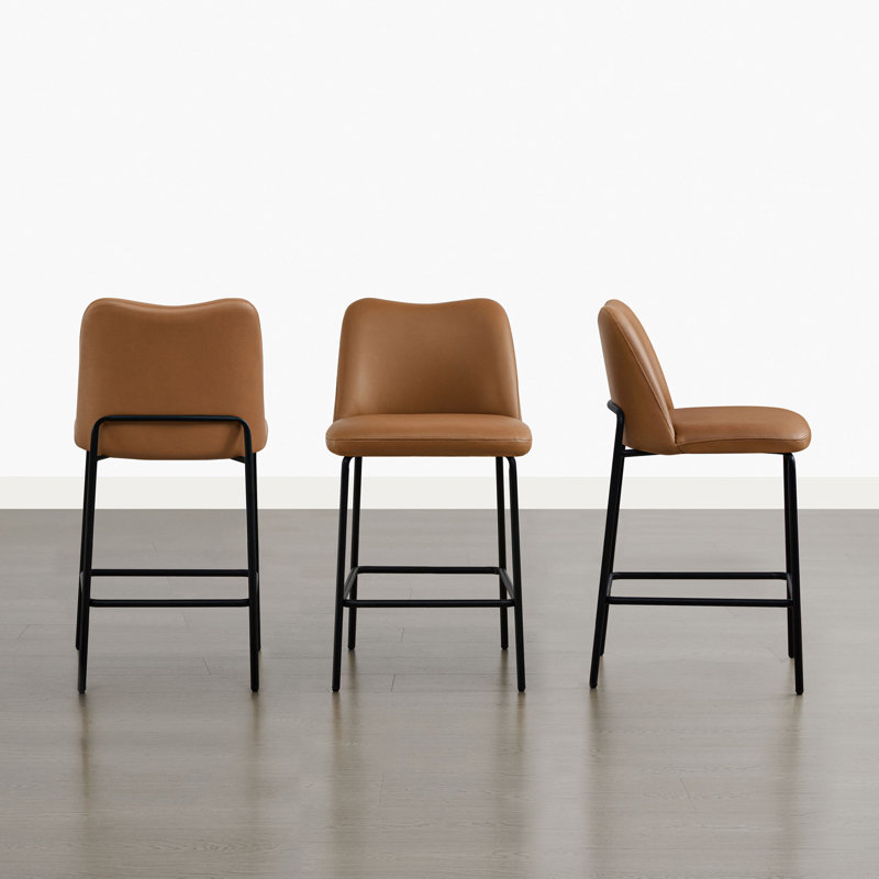 Tabourets de bar 26 pouces, Brown/Black