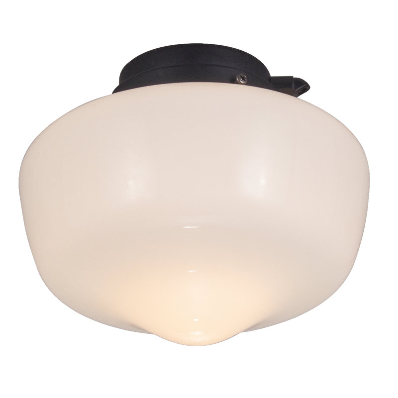 Ventilateur de plafond universel à 1 lumière
