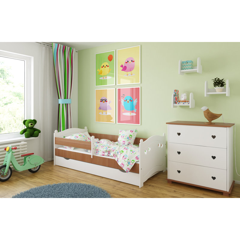 Raymond Cabin Bed with Storage Included, Toddler (80 x 140cm), 80 x 140cm, Alder