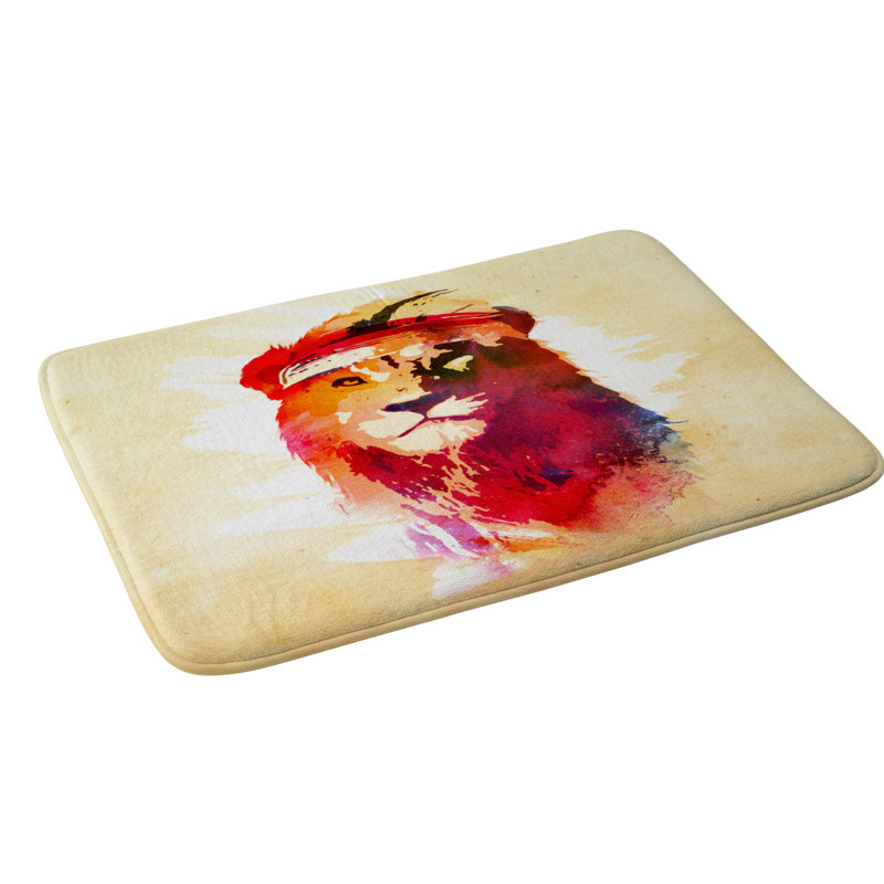 Tapis pour salle de bain farkas gym lion robert