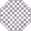 Violet Checkered Washable Rug-1924642016