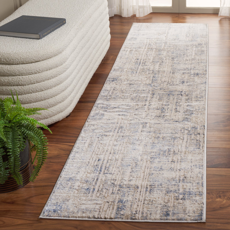 Oglesbee Performance Abstract Rug, Runner 2'3" x 8'