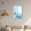 «Heavenly Blue I», art floral abstrait sur toile par Art Remedy-117969570-117969567-117969566
