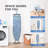 Metal Freestanding Adjustable Height Ironing Board,Iron Board with Ironing Mat