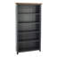 Aulay Tall Bookcase, Midnight Blue, Adjustable Shelves-1442877225