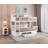 Hadlie Kids Twin Over Twin Bunk Bed with Drawers-428316807