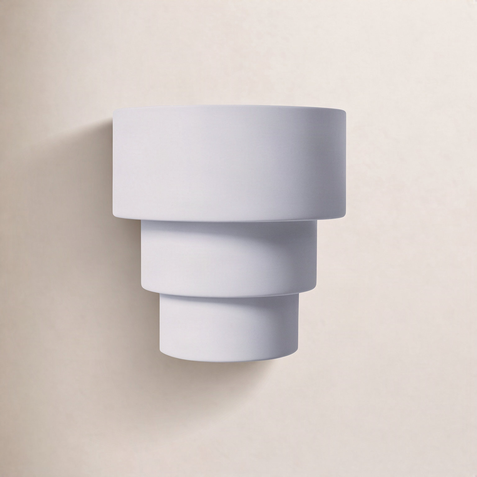 Alvera 2-Light Dimmable Ceramic Flush Mount Sconce, 10.25" H x 10.75" W x 6.25" D, Matte White, Incandescent (Not Included)