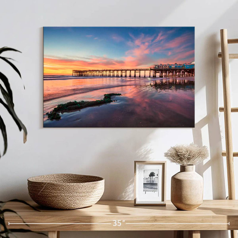 Cocoa beach pier sunrise Aletra, H 16 po x l 24 po