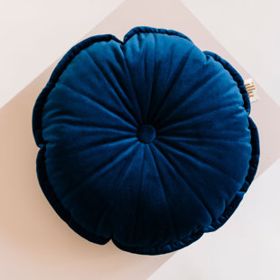 Velvet Dreamscape Circular Floor Cushion