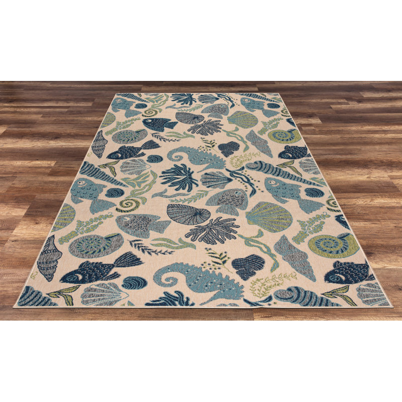 Hoffmann Animal Print Indoor Rug, Rectangle 5'3" x 7'7"