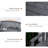 Gray 56" 2 Outdoor Wood Bench With & Armrest For Patio, Porch, Balcony 56", Poolside,