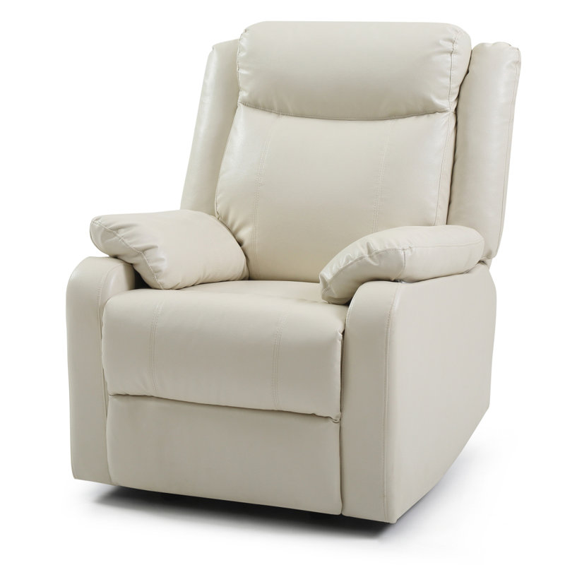 Glory Furniture Ward G762A-RC Rocker Recliner, Off White
