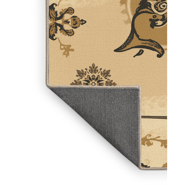 Tapis brun moelleux doux et moelleux Durfee, 8 x 10