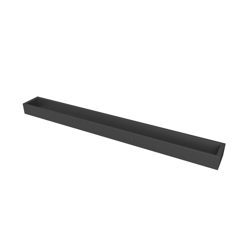 Barre à serviettes murale Erupt, 24", Noir mat