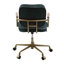 Chaise de travail en cuir véritable à grain supérieur-125121126