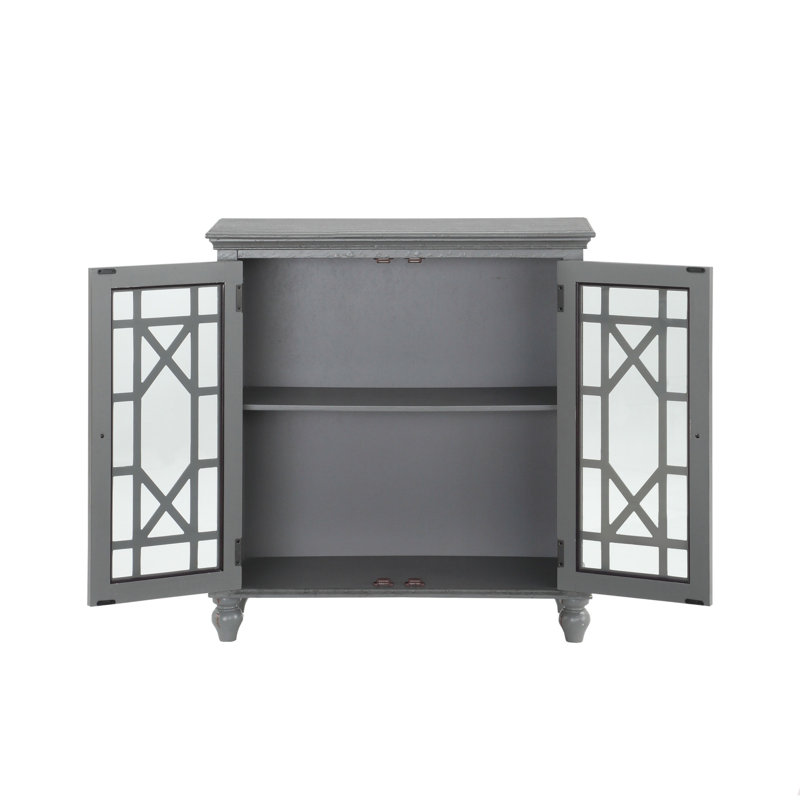 Meuble de rangement classique gris antique 1Pc