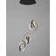 3 - Light Black LED Cluster Pendant