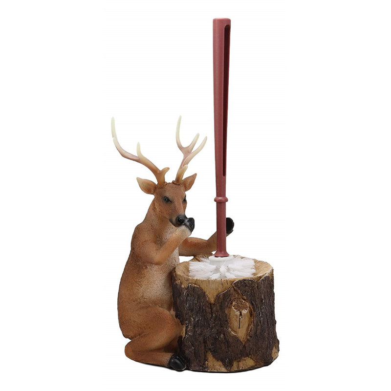Trinx Juliusz Plastic Toilet Brush and Holder