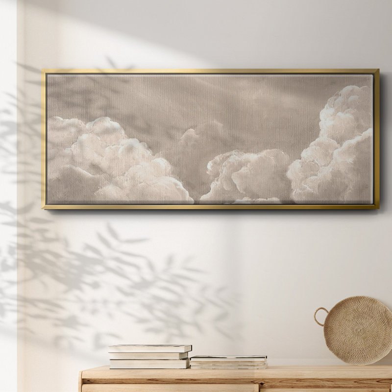 «Painted Clouds II», toile encadrée, H 12 po x l 30 po