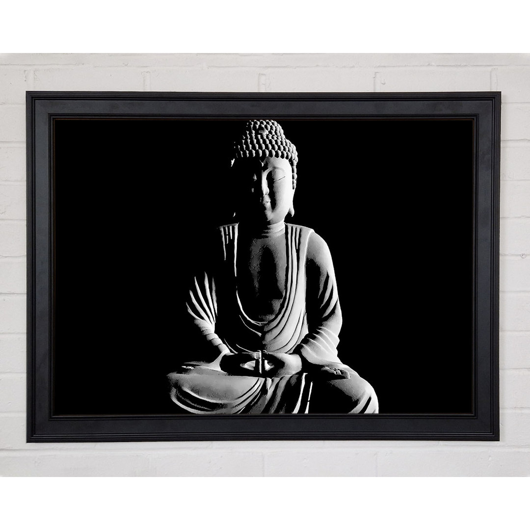 Buddha Light Gerahmter Druck