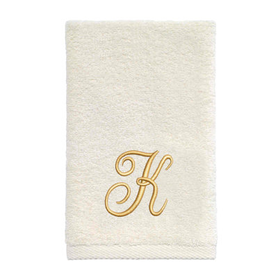 Serviette de doigt Winston Porter Zakaryan lettre K