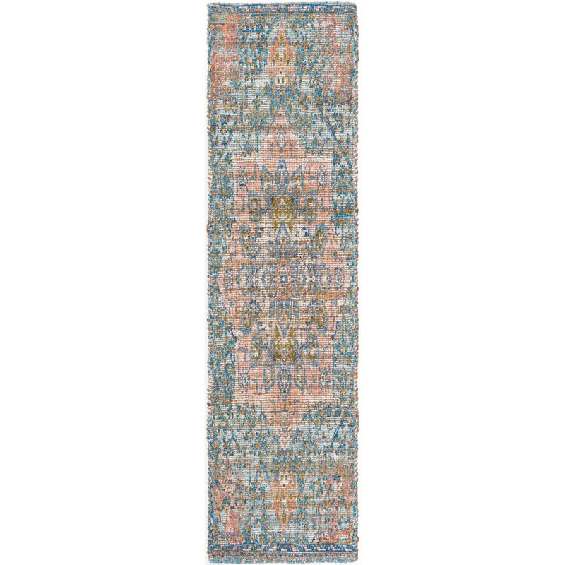 Markdavid Cotton Ikat Indoor Rug, Runner 2'2" x 8'