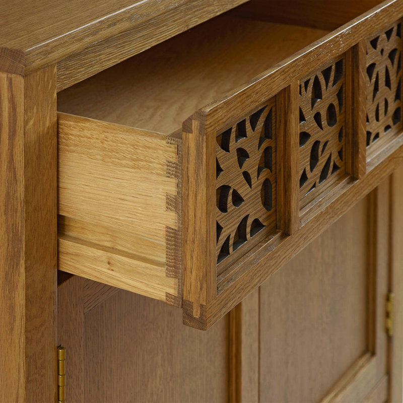 Surrey Hills Two-Door Nightstand, Wood Top