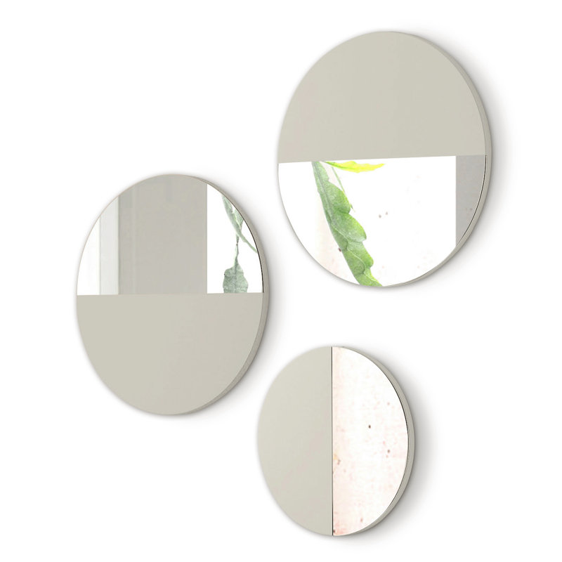 Mcree Flat Wall Mirror, Mink