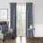 Promenade 100% Cotton Toile Room Darkening Rod Pocket Single Curtain Panel-60144259-60144261