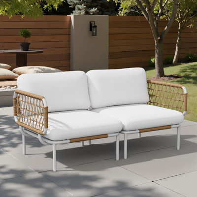 63'' Aluminum Outdoor Patio Sectional (Set of 2)