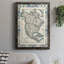 «Teachey Borded Map Of North America», reproduction sur toile encadrée-88378135-88378137