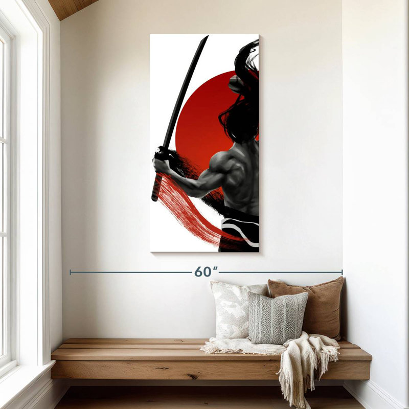 Samurai Sword Blade, 48" H x 24" W