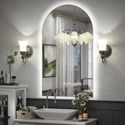 Aevar LED Lighted Wall Mirror