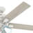 52" Whittier 5 - Blade Standard Ceiling Fan with Pull Chain and Light Kit Included