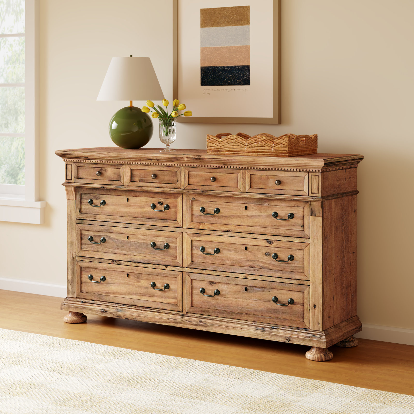 Veronica 10 - Drawer Double Dresser