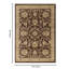 Tapis brun en polypropylène de 7 pi 10 po X 3 po, idéal pour un espace de vie traditionnel et confortable