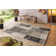 Beach Handwoven Taupe/Cream Rug