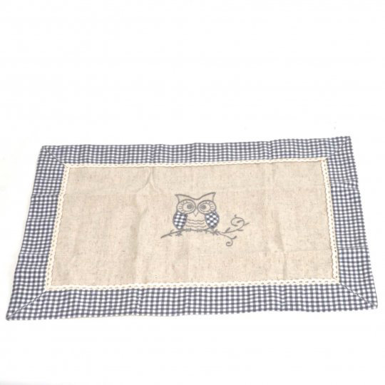 Napperon en lin 19,9 po Rhianna Owl