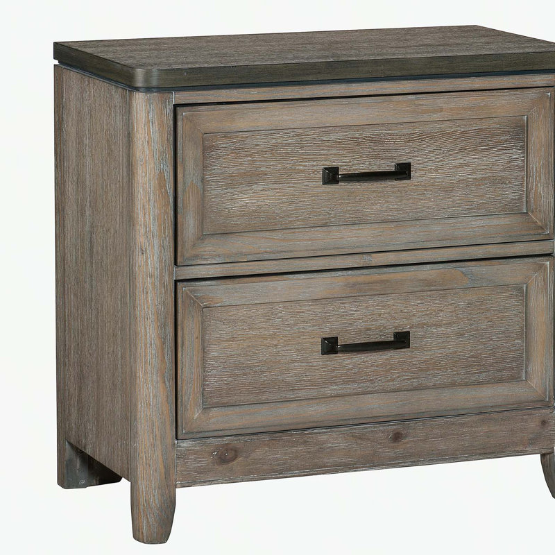 Table de chevet 2 tiroirs Mandisha