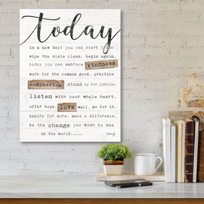 " Today Is " Painting Print