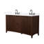 Palmilla 60" Freestanding Double Bathroom Vanity with Quartz Top-1042191661-1042191656-818429568